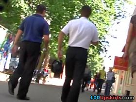 Lift up petticoat of a indecent suit