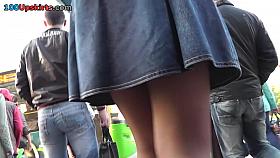 Very classy upskirt gal