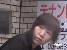 Sweet little Japanese tart gets stunned during sharking adventure