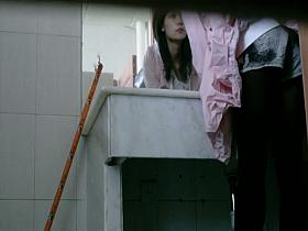 Hidden pee video of a beautiful asian teen brunette