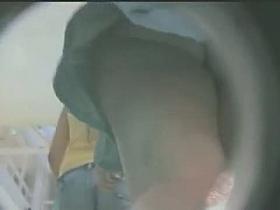 Smooth ass bitch walks toward the street and moves like a model