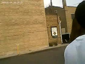 Striped dress, striped panties!!!