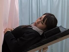 Porn movie with twat fingered very hard by japanese doctor 