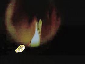 Hole in the changing room letting us spy girls in panties