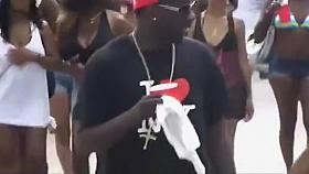 Hot black girl with humongous tits