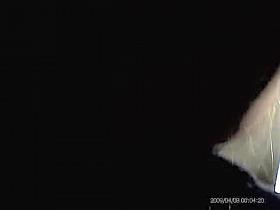 Street candid clip with the view of shorts up skirt