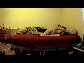 My s ister masturbating on bed