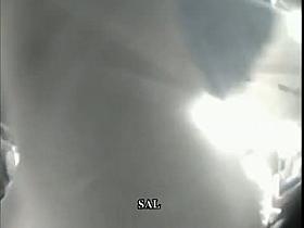 Intriguing upskirt voyeur video shot in a store