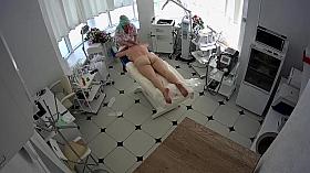 Hidden cameras. Beauty salon, Granny massage