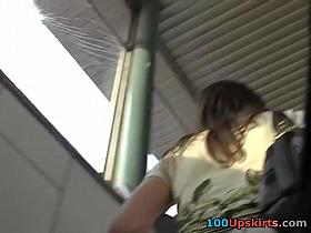 White string up white petticoat