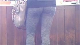 Tight Ass MILF in skin tight leggings