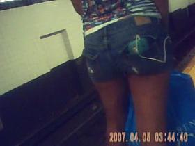 young ebony booty shorts