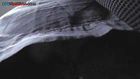 Skinny ass and g-string of a blonde babe in upskirt mov