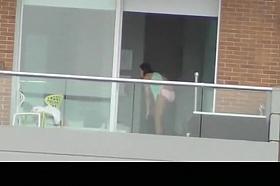 Voyeur spies teens in bedroom dressing