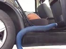 Carwash sexy girl upshorts!! 2