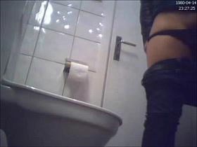 Brunette amateur teen toilet pussy ass hidden spy voyeur 2