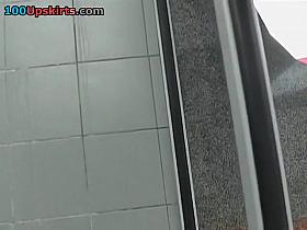 One of the greatest upskirts on stairs