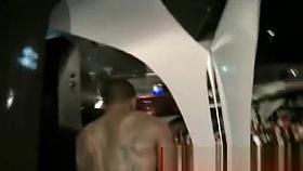 Cfnm black stripper plays with women