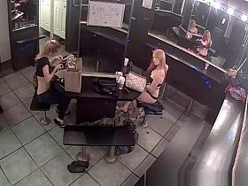 Camera in strippers change room