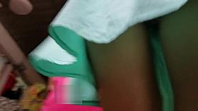 Girl In A Green Skirt