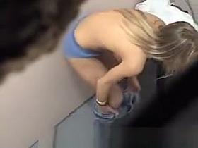 sexy blue panties girl