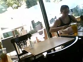 Hottie in Starbucks, Nice Ass, Black Panties