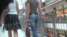 A rousing street candid spy cam voyeur video