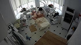 Hidden cameras. Beauty salon, hair removal pussy and ass