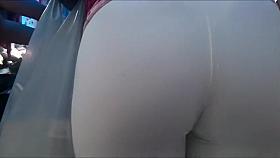 Her booty looked perfect and I had to film it