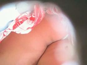 Hot close up shots up girls skirts wearing g strins