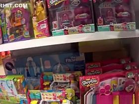 Redhead woman in black leggings