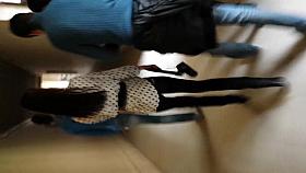 russian slut in Paris: voyeur walking