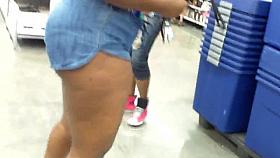 Thirsty THOT Ass Cheeks Exposed.