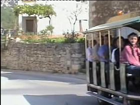 Babe washing her big boobs down blouse on a hot day