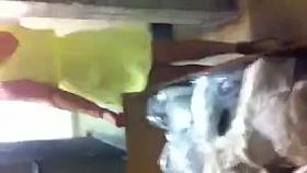 Nice Ass in yellow Dress