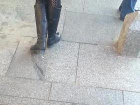 spy sexy teens nylon and skirt romanian