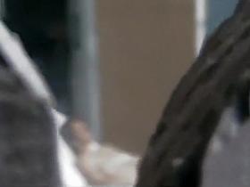 Mature neighbor woman caught tanning