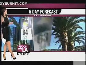 Gorgeous presenter on the LA television