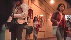 Sexy ginger in tight pants voyeur video for free