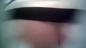 Hot rookie goes into a street toilet in order to piss