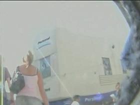 Arousing upskirt shot of a lush fanny