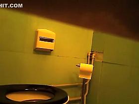 Toilet spy camera catches woman peeing