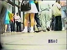 Asian chicks in the local shops in the upskirt scenes