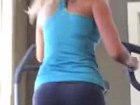 Blonde teen college booty
