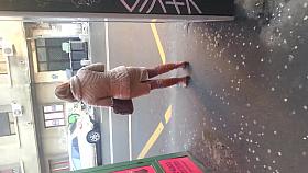 spy sexy mature skirt and nylon romanian