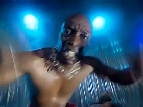 Hot babes perform striptease on the stage and at the tables