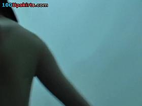 Charming stranger's upskirt wazoo