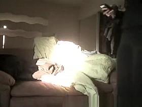 hidden cam catches girl getting it from behind