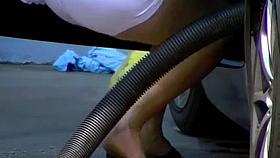 Milf Dress Blown Up by the Wind