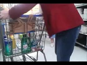 MILF in Red Coat with Bend Over